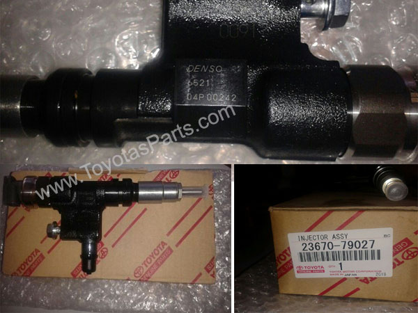 23670-79026,Genuine Toyota Dyna N04C Fuel Injector 095000-6521